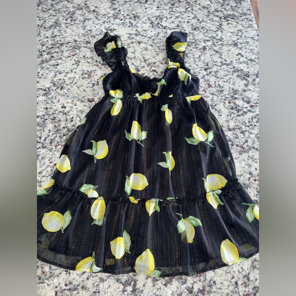 NWOT! Lemon Mini Dress Sz. M